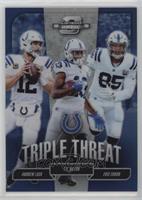 Andrew Luck, T.Y. Hilton, Eric Ebron #/175