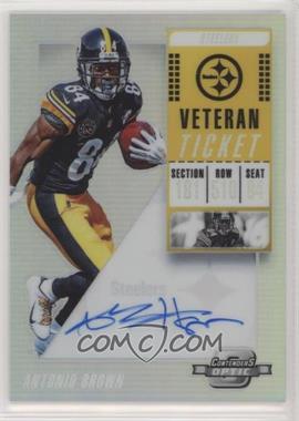 2018 Panini Contenders Optic - Veteran Ticket Autographs #VT-AB - Antonio Brown /25