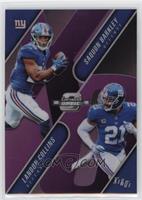 Saquon Barkley, Landon Collins #/99