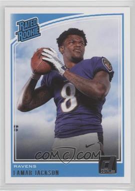 2018 Panini Donruss - [Base] - Aqueous Test #317 - Rated Rookie - Lamar Jackson