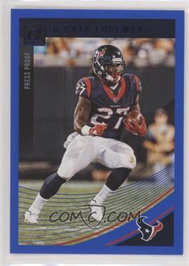 2018 Panini Donruss - [Base] - Press Proof Blue #117 - D'Onta Foreman