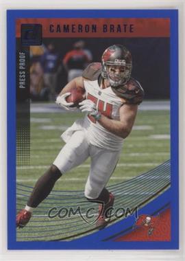 2018 Panini Donruss - [Base] - Press Proof Blue #269 - Cameron Brate