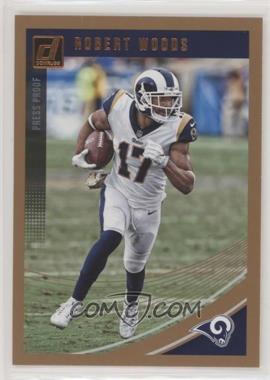 2018 Panini Donruss - [Base] - Press Proof Bronze #149 - Robert Woods