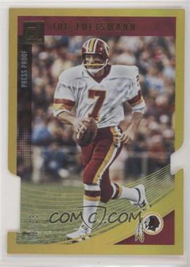 2018 Panini Donruss - [Base] - Press Proof Gold Die-Cut #294 - Joe Theismann /25