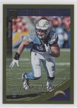 2018 Panini Donruss - [Base] - Press Proof Gold #156 - Joey Bosa /50