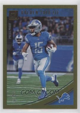 2018 Panini Donruss - [Base] - Press Proof Gold #95 - Golden Tate III /50