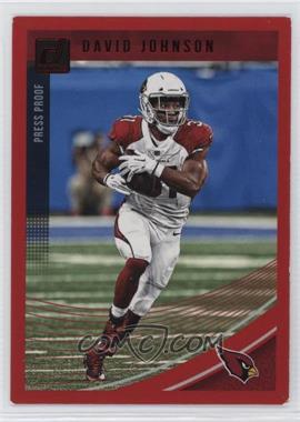 2018 Panini Donruss - [Base] - Press Proof Red #1 - David Johnson [EX to NM]