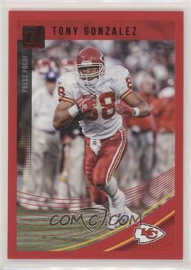 2018 Panini Donruss - [Base] - Press Proof Red #112 - Tony Gonzalez