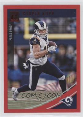 2018 Panini Donruss - [Base] - Press Proof Red #152 - Cooper Kupp