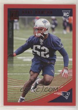 2018 Panini Donruss - [Base] - Press Proof Red #374 - Rookie - Duke Dawson