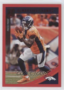 2018 Panini Donruss - [Base] - Press Proof Red #87 - Demaryius Thomas