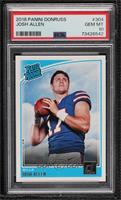 Rated Rookie - Josh Allen [PSA 10 GEM MT]