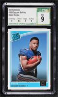 Rated Rookie - Saquon Barkley [CSG 9 Mint]