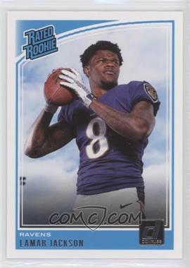 2018 Panini Donruss - [Base] #317 - Rated Rookie - Lamar Jackson