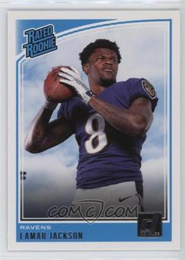 2018 Panini Donruss - [Base] #317 - Rated Rookie - Lamar Jackson