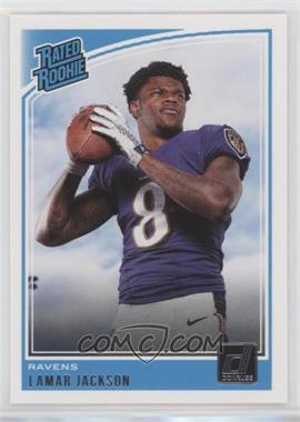 2018 Panini Donruss - [Base] #317 - Rated Rookie - Lamar Jackson