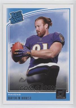 2018 Panini Donruss - [Base] #339 - Rated Rookie - Hayden Hurst