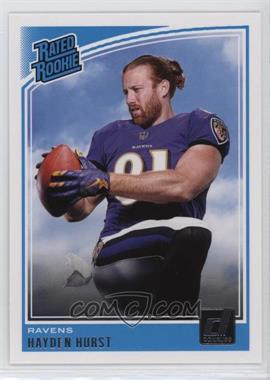 2018 Panini Donruss - [Base] #339 - Rated Rookie - Hayden Hurst