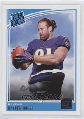 2018 Panini Donruss - [Base] #339 - Rated Rookie - Hayden Hurst