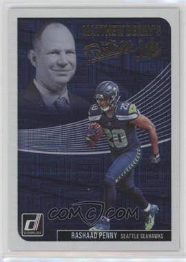 2018 Panini Donruss - Matthew Berry's Fantasy Life #MBF18 - Rashaad Penny