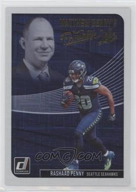 2018 Panini Donruss - Matthew Berry's Fantasy Life #MBF18 - Rashaad Penny