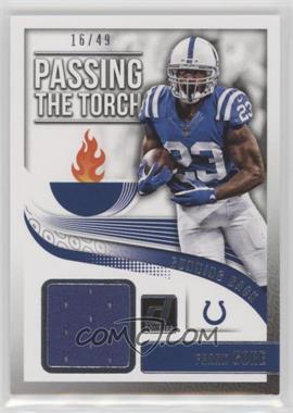 2018 Panini Donruss - Passing the Torch Jerseys #PTTJ-IND - Frank Gore, Nyheim Hines /49