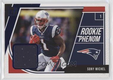 2018 Panini Donruss - Rookie Phenom Jerseys - Blue #10 - Sony Michel