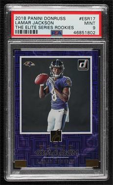 2018 Panini Donruss - The Elite Series Rookies #ESR-17 - Lamar Jackson [PSA 9 MINT]