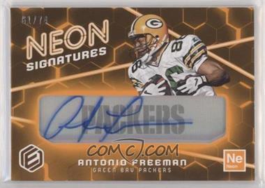 2018 Panini Elements - Neon Signatures Tier 1 - Orange #NS1-AF - Antonio Freeman /74