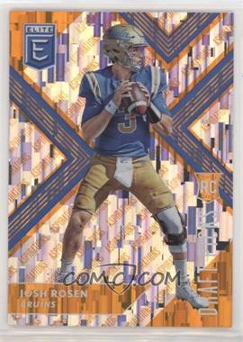 2018 Panini Elite Draft Picks - [Base] - Aspirations Orange #102 - Draft Picks - Josh Rosen