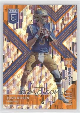 2018 Panini Elite Draft Picks - [Base] - Aspirations Orange #102 - Draft Picks - Josh Rosen