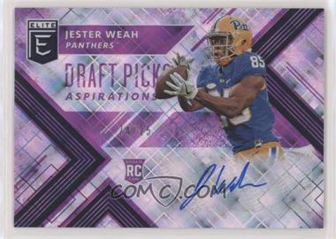 2018 Panini Elite Draft Picks - [Base] - Aspirations Purple Autographs #144 - Draft Picks - Jester Weah /25