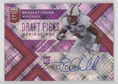 2018 Panini Elite Draft Picks - [Base] - Aspirations Purple Autographs #151 - Draft Picks - Bradley Chubb /25