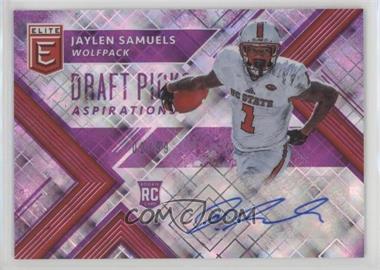 2018 Panini Elite Draft Picks - [Base] - Aspirations Purple Autographs #194 - Draft Picks - Jaylen Samuels /99