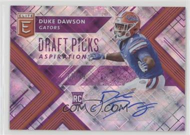 2018 Panini Elite Draft Picks - [Base] - Aspirations Purple Autographs #227 - Draft Picks - Duke Dawson /99