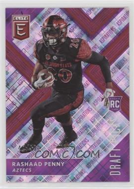 2018 Panini Elite Draft Picks - [Base] - Aspirations Purple Variation #146 - Draft Picks - Rashaad Penny /99