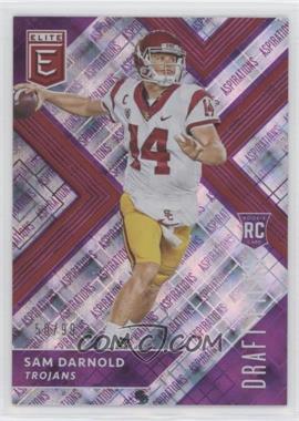 2018 Panini Elite Draft Picks - [Base] - Aspirations Purple #101 - Draft Picks - Sam Darnold /99