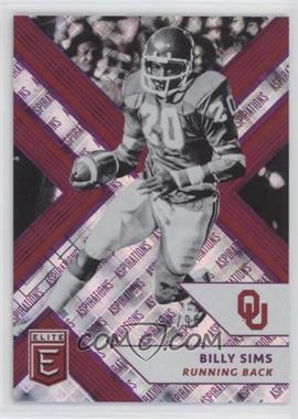 2018 Panini Elite Draft Picks - [Base] - Aspirations Purple #11 - Billy Sims /99