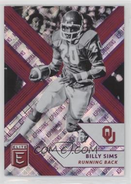 2018 Panini Elite Draft Picks - [Base] - Aspirations Purple #11 - Billy Sims /99