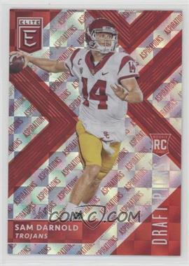 2018 Panini Elite Draft Picks - [Base] - Aspirations Red #101 - Draft Picks - Sam Darnold /49