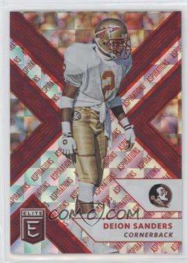 2018 Panini Elite Draft Picks - [Base] - Aspirations Red #30 - Deion Sanders /49