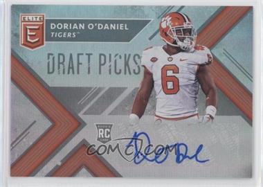 2018 Panini Elite Draft Picks - [Base] - Autographs #163 - Draft Picks - Dorian O'Daniel