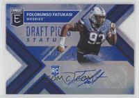 Draft Picks - Folorunso Fatukasi #/25