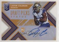Draft Picks - Lavon Coleman #/10