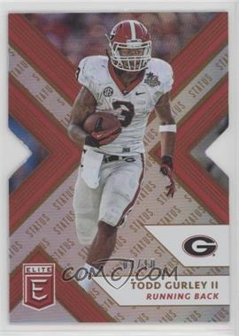 2018 Panini Elite Draft Picks - [Base] - Status Gold Die-Cut #93 - Todd Gurley II /10