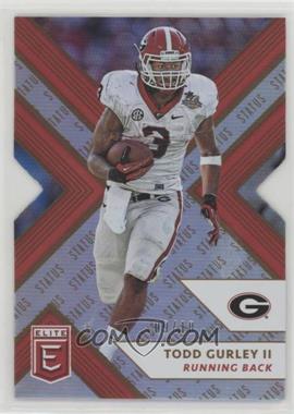 2018 Panini Elite Draft Picks - [Base] - Status Gold Die-Cut #93 - Todd Gurley II /10