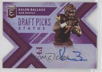 Draft Picks - Kalen Ballage #/49