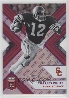 2018 Panini Elite Draft Picks - [Base] - Status Purple Die-Cut #17 - Charles White /99