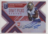 Draft Picks - Lavon Coleman #/49