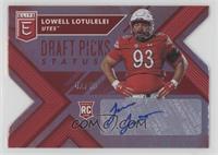 Draft Picks - Lowell Lotulelei #/49